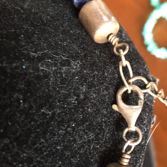 Vintage Lapis Lazuli strand of beads necklace Dtr - Picture 4 of 6